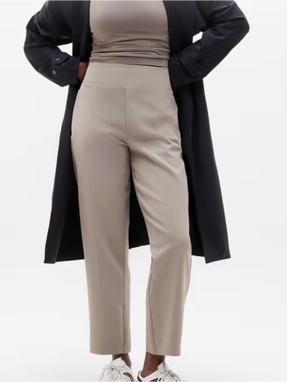 Athleta Endless Highrise Pant Mortar Mushroom Women’s Size 4 Casual Travel